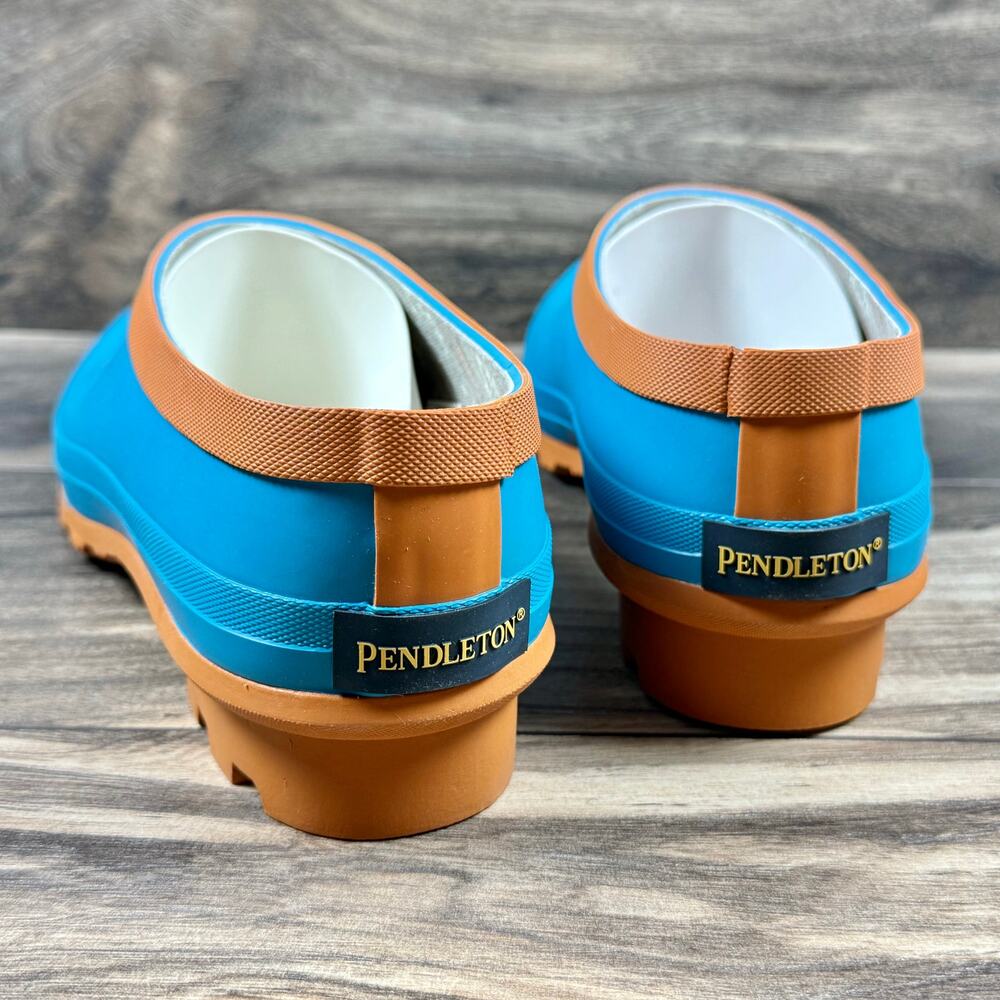 NIB Pendleton Pagosa Spring 9M Garden Rain Clogs Waterproof Turquoise - Picture 7 of 12